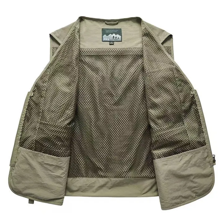 14%20Pockets%20Summer%20New%20Men%20US%20Tactical%20Hiking%20Fishing%20Vest%20Mens%20Photographer%20Waistcoat%20Mesh%20Cargo%20Sleeveless%20Jacket%20Tool%20Vest%207XL%20-%20Image%205