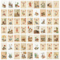 60 pieces of Chinese traditional culture cartoon stickers, early education decoration, luggage, car notebook material stickers wholesale. 