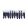 10pcs/lot 3.5mm audio male plug jack adapter stereo connector headphone.