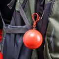 1/5PCS Portable Raincoat Disposable Raincoat Ball Rainwear Biker Waterproof Emergency Rain Poncho Cape With Keyring. 