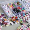 360Pcs Letter Beads 6mm Alphabet Beads for Arts Crafts Friendship Bracelets. 