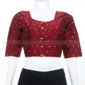 Stylish Addition - Indian Katan Blouse With Inner Falls Best Qualityfull & Comfortable Blouse For Women - Sustainable Choice.