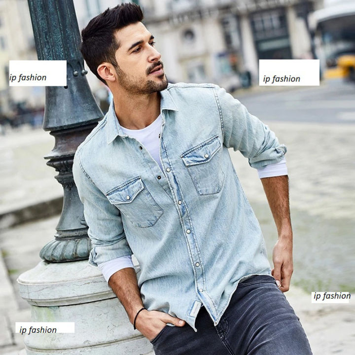 Denim Casual Shirt For Men Shirt