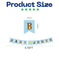 Baby Shower Card Banner in a Dazzling Array of Colors – Black, Pink & Sky Blue- (Pack of 1 Pcs).