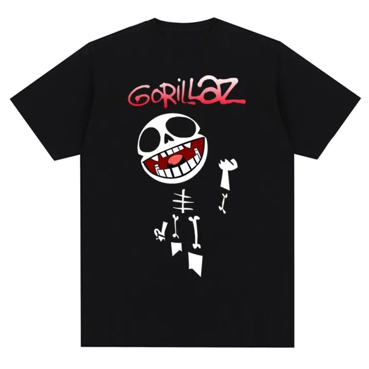 Music%20Band%20Gorillazs%20Punk%20Rock%20Print%20T%20Shirt%2090s%20Casual%20Fashion%20Short%20Sleeve%20Plus%20Size%20T%20Shirt%20Unisex%20-%20Image%205