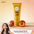 Groome Apricot Scrub deep gentle exfoliation remove dead skin unclog pores reduce blemish excess oil (EXP : 10/27).