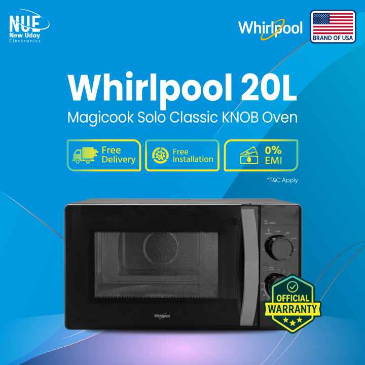 Whirlpool 20Ltr Magicook Solo Classic KNOB Oven with Free Delivery
