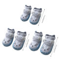 【LuckyBabyFans Store】（NEW）1 Pair Baby Sock Shoes Cartoon Expression Anti-skid Breathable Toddlers Floor Socks for Indoor. 