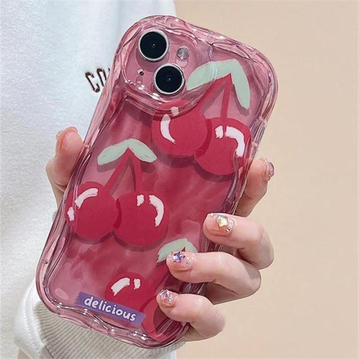 Casing%20For%20Infinix%20Hot%2012%2030%20Play%2030%2030i%2020i%20SMART%206%207%20PLUS%20HD%20Cellphone%20Case%20INS%20Soft%20Anti-falling%20Cream%20Wave%20Edge%20Sweet%20Cool%20Girl%20Cherry%20Black%20Pink%20Leopard%20Print%20Shockproof%20Protection%20TPU%20Full%20Protection%20-%20Image%203