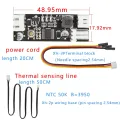 Temperature Controller Module Single 12V DC PWM 2-3 Wire Fan Temperature Control Governor Computer Fan. 