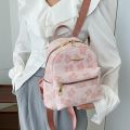 Fashion Women Mini Backpack Flower Print Pure Small Backpacks Canvas Student School Bag for Girls Portable Shoulder Rucksack New.