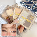 Silky Waterproof Pearlescent Eye Shadow Plate Earth Color Eye Lying Silkworm Highlighter Cosmetics. 