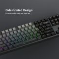 136 Key Polar Day PBT Double Shot Side Print Shine Through Backlit keycaps For MX Mechanical Keyboard 108 96 87 NJ80 84 68 64 61. 