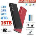High Speed Portable SSD 1TB External Solid State Drive USB3.1 Type-C Interface Hard Drive Mass Storage Disk for Laptop/Mac/Phone.