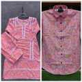 Ready-Made Mix_Cotton Viral Couple Set, Matching Dress, Occasional Dress- Stylish Long Salwar Kameez - Full Sleeves Shirt for a Fashionable Look - All Seasons. 