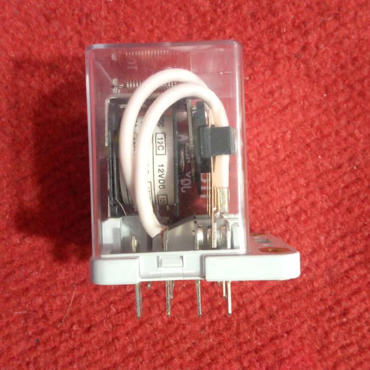 JQX-38F Power Relay DC 12V 40A 11 Pin 3 Poles Relay 12V Voltage Relay 40Amp Generator Intermediate Electromagnetic Relay 12V Relay 11 Pin Leads Switches