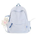 Student School Bag Women's Simple Large Capacity Men's Backpack Japanese Casual Travel Backpack High School College Student School Bag.