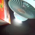 JOYKALY YG-717 Rechargeable 2400mAh Battery Type-C Charging Port Desk Fan With LED Lamp.