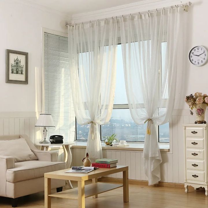 Pure%20White%20Shiny%20Silver%20Wire%20Stripe%20Tulle%20Curtains%20for%20Living%20Room%20Modern%20Simple%20Window%20Screen%20Bedroom%20Voile%20Blinds%20for%20windows%20-%20Image%206