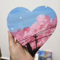 Love shaped canvas. 