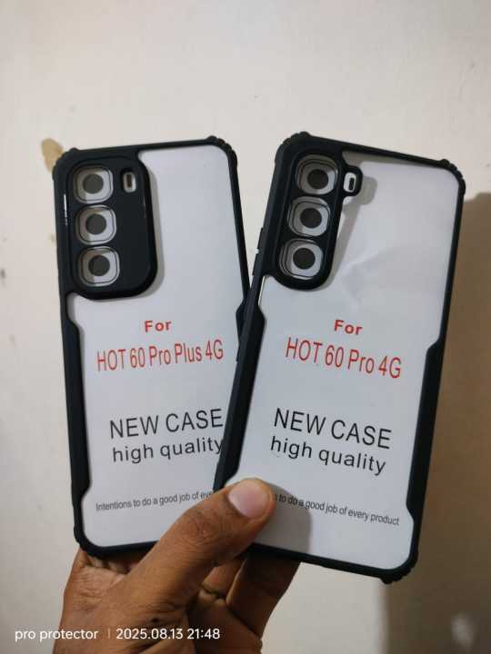 Infinix Hot 60i /Hot 60 /Hot 60 pro/Hot 60 Pro+ Xundd Protective Transparent Airbag Bumper Phone Case Back Cover