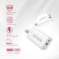 Teton 35W GaN Charger Adapter USB C Fast Charger, PD Compact Foldable Dual Wall Charger Block for iPhone 15/14/13,Samsung, PD3.0,QC3.0,4.0.