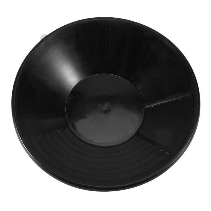 Black Plastic Pan for Sand Gold Mining Manual Wash Panning Equipment