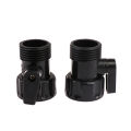 2pcs Garden Irrigation Valve 3/4" Male to Female Thread Extend Hose Switch Layor.