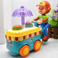 Kids Ice Cream Car Toy With Light Music - Baby Toys. 