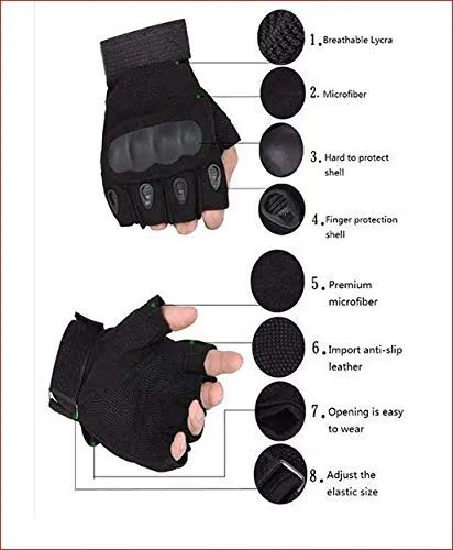 Motorcycle%20Gloves%20Half%20Finger%20Black%20(Size%20-L)%20-%20Hand%20Gloves%20For%20Bike%20-%20Image%204
