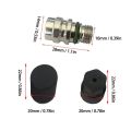 11PCS Universal AC R134A Service Port Valve Dust Cap Air Conditioning Valve Core Remover Installer Tool Kit. 