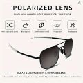 KILOSEN, Classic Beautiful Polarized Aviator Sunglasses, UV400, For Men Women Outdoor Sports Party Vacation Travel Driving Fishing Supplies Photo Props, 2 Colors Available. 