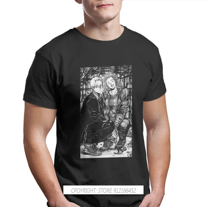 Shin And Noi Man's TShirt Dorohedoro Caiman Nikaido Manga Anime Crew Neck Casual Fabric T Shirt Humor Birthday Gifts