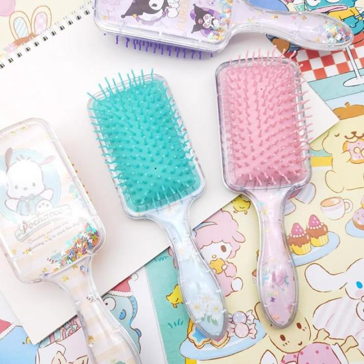 Sanrio%20Hair%20Brush%20Kuromi%20My%20Melody%20Kawaii%20Handle%20Combs%20Hello%20Kitty%20Cartoon%20Flowing%20Sand%20Series%20Comb%20Hair%20Cute%20Gifts%20for%20Children%20-%20Image%205
