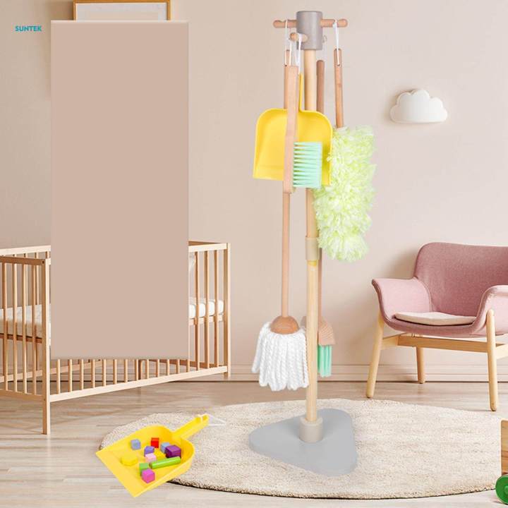 Wooden%20Detachable%20Kids%20Cleaning%20Toy%20Set,%20Broom,%20Mop,%20Duster,%20Dustpan,%20Brush%20and%20Hanging%20Stand,%20Housekeeping%20Kits,%20STEM%20Clean%20Toys%20Gift%20for%20Girls%20Boys%20-%20Image%208