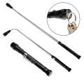 Aluminium Telescopic Magnetic Flexible Flashlight Magnetic Work Light 3 LED Aluminum Snake Light LED Flexible Tool Flashlight.