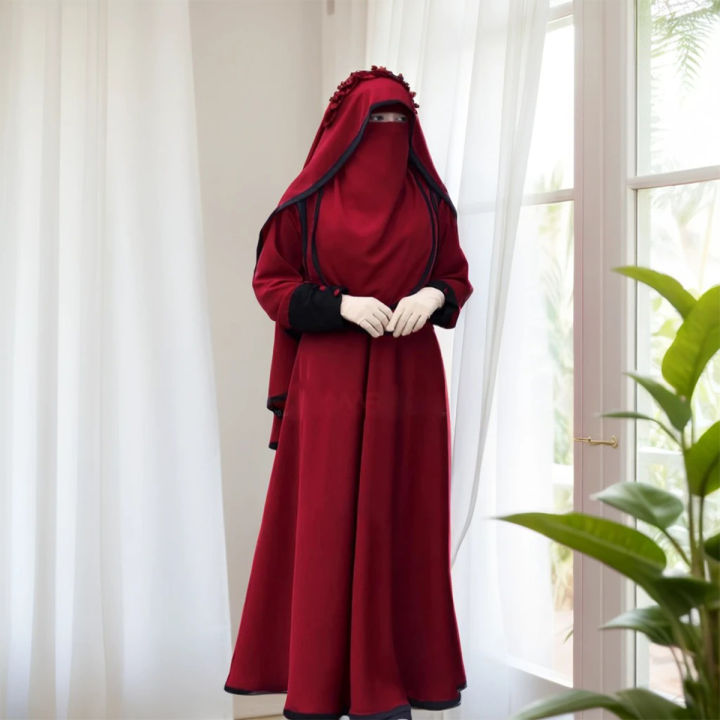 New%20attractive%20High-Quality%20Mohuya%204%20Borkha%20Set,%20Dubai%20Charry%20Fabric%20Abaya%20Burqa,%20For%20Muslim%20Women%20-%20Image%202