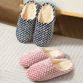 【selevn roind】 Men'S Slippers Winter Plush Warm Home Shoes Women Fur Slipper Indoor Silence Comfort Floor Slides Shoes Men Bedroom Footwear.