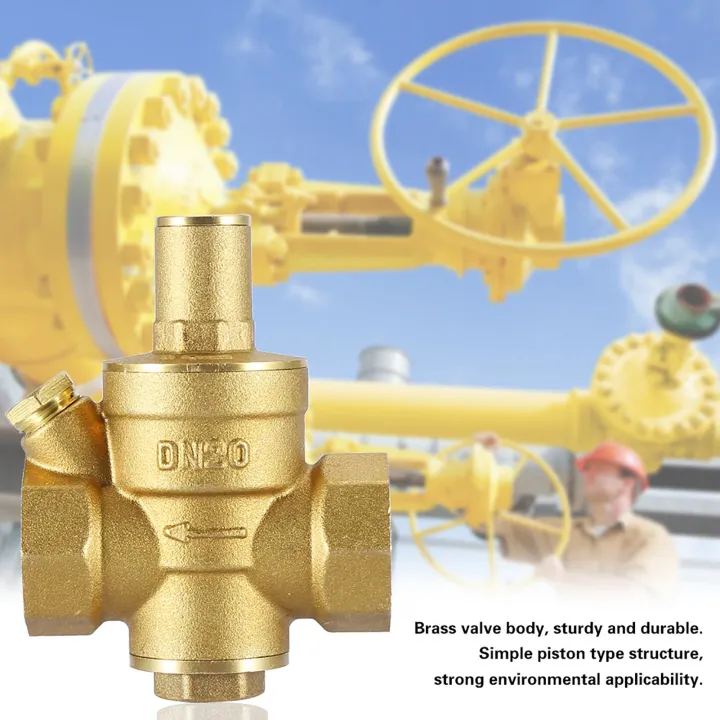 DN20%203/4"%20Adjustable%20Water%20Pressure%20Reducing%20Regulator%20Valve%20Reducing%20Valve%20-%20Image%202