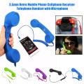 3.5mm Creative Earphone Mobile Phone Telephone Receivers Handset Retro Telephones Receiver For Interface Cellphone Gift.