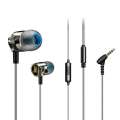QKZ DM7 Zinc Alloy Hifi Super Bass In Ear Earphones - 3.5 mm Wired Earphones with Stereo Bass. 