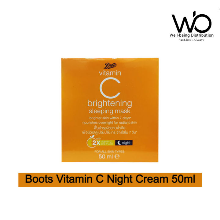 Boots%20Vitamin%20C%20Brightening%20Sleeping%20Mask%20Night%20Cream%2050ml%20-%20Image%202