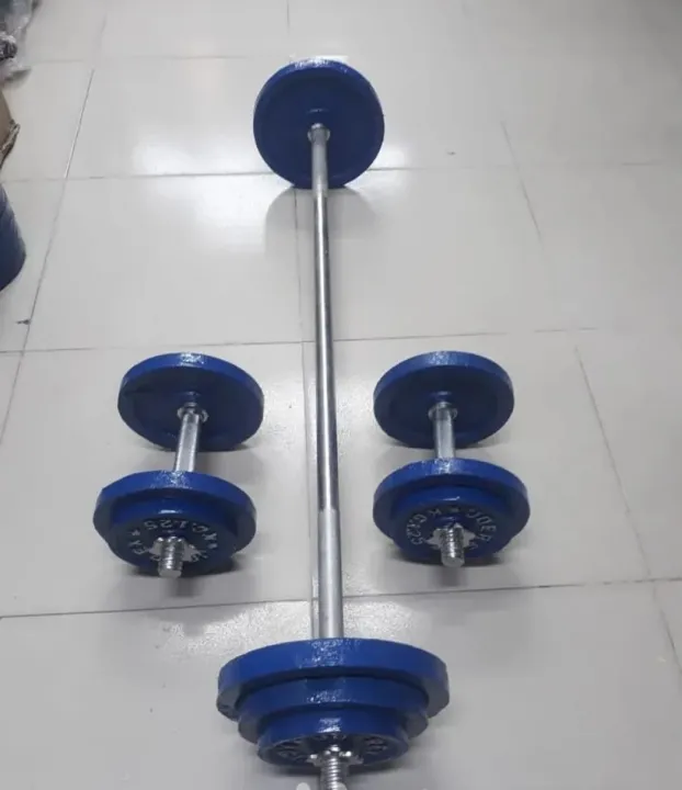 20%20KG%20%20Dumbbell%20Set%20,,%202.5KG%20%204%20PCS%20AND%205%20KG%202%20PCS%20With%20Two%2010%20inch%20Sticks%201%20pcs%204%20feet%20burble%20-%2010Kg%20-%20Blue%20and%20Silver%20Combo%20-%20Image%202