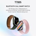 T700S Smartwatch 1.86" Full Touch Smart Watches HD Bluetooth Call IWO Series 7 IP67 Waterproof Health Monitoring Sport Smartwatches. 