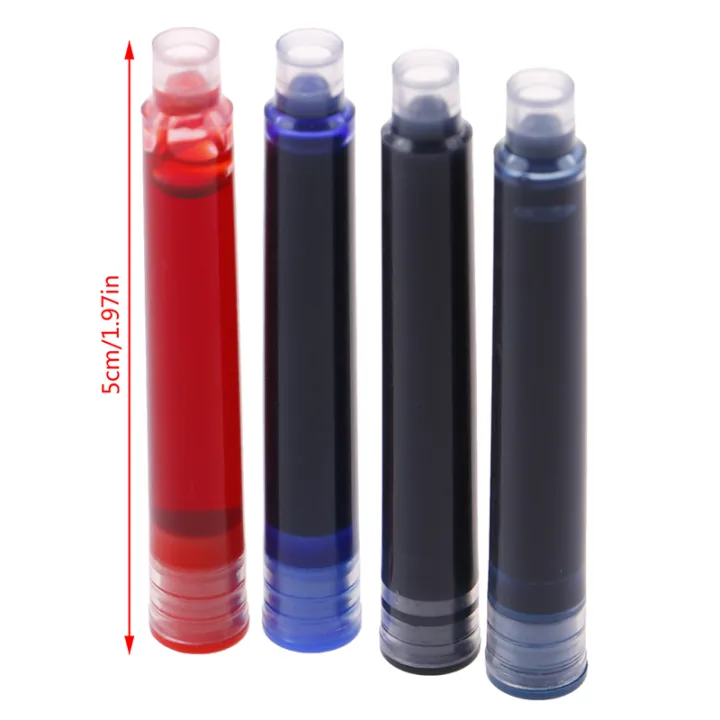 10pcs%20fountain%20pen%20ink%20cartridges%20Black%20assurance%203.4mm%20Caliber%20Replaceable%20-%20Image%203