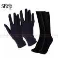 Muslim Women Sunlight protection Cotton hand Gloves and foot Socks.