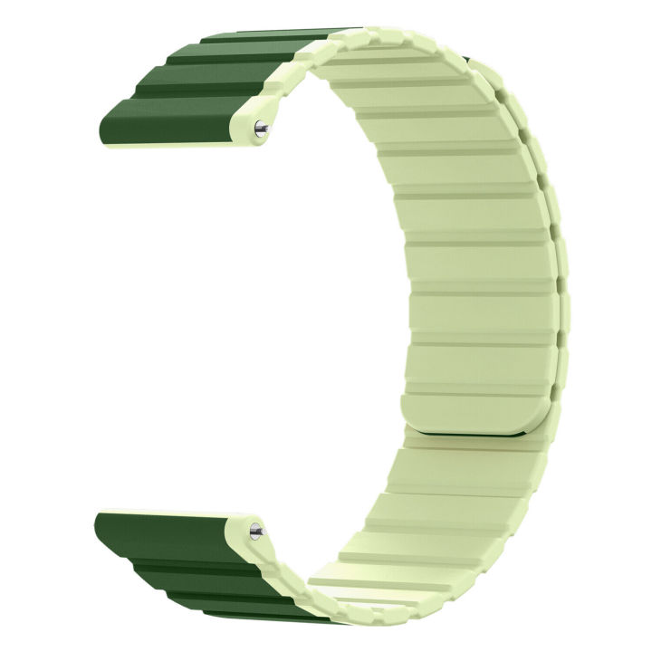 22mm silicone magnetic strap for smart watch