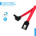 VENTION KDDRD(6gbps,Gold-Plated,Tinned Copper) 0.5M Red  SATA 3.0 Cable. 