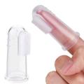 Silicone Baby Finger Transparent Toothbrush for Kids. 