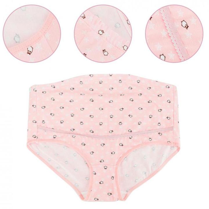 Maternity%20Panties%20Pregnant%20Women%20High%20Waist%20Bear%20Nursing%20Underwear%20Cotton%20Lingerie%20Over%20Bump%20Briefs%20-%20Image%205
